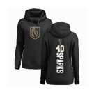 Hockey Women's Vegas Golden Knights #40 Garret Sparks Black Backer Pullover Hoodie