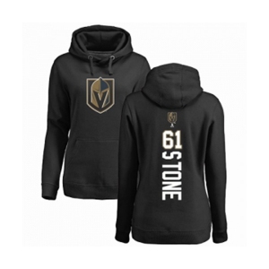 Hockey Women's Vegas Golden Knights #61 Mark Stone Black Backer Pullover Hoodie