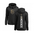 NHL Women Adidas Vegas Golden Knights #11 Curtis McKenzie Black Backer Pullover Hoodie