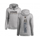 NHL Women Adidas Vegas Golden Knights #41 Pierre-Edouard Bellemare Gray Backer Pullover Hoodie