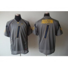 NCAA West Virginia Mountaineers Tavon Austin 1 Grey College Football Jersey