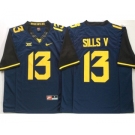 West Virginia Mountaineers 13 David Sills V Navy College Football Jersey