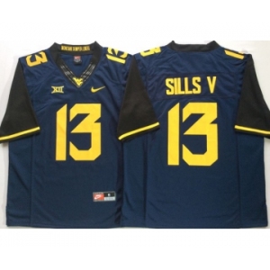 West Virginia Mountaineers 13 David Sills V Navy College Football Jersey