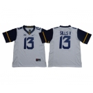 West Virginia Mountaineers 13 David Sills V White Nike College Football Jersey