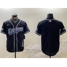 Women's Los Angeles Dodgers Blank Black 2024 World Series Champions Limited Stitched Baseball Jersey