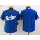 Women's Los Angeles Dodgers Blank Blue Stitched Baseball Jersey