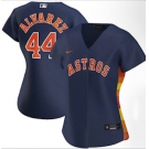 Women's Nike Houston Astros #44 Yordan Alvarez Navy Blue 2021 Baseball Jersey