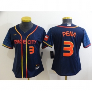 Women's Toddler Houston Astros #3 Felix Pena Nike Navy 2022 City Connect Player Jersey