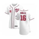 Men's Nike Washington Nationals #16 Victor Robles White Home 2020 Authentic Player Baseball Jersey