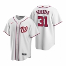 Men's Nike Washington Nationals #31 Max Scherzer White Home Stitched Baseball Jersey