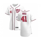 Men's Nike Washington Nationals #41 Joe Ross White Home 2020 Authentic Player Baseball Jersey