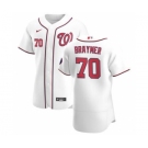 Men's Nike Washington Nationals #70 Ben Braymer White Home 2020 Authentic Player Baseball Jersey