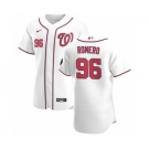 Men's Nike Washington Nationals #96 Seth Romero White Home 2020 Authentic Player Baseball Jersey