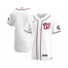 Men's Nike Washington Nationals White Home 2020 Authentic Team Baseball Jersey