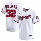 Men's Washington Nationals #32 Trevor Williams White 2025 Home Limited Stitched Baseball Jersey