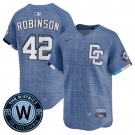 Men's Washington Nationals #42 Jackie Robinson Blue 2025 City Connect Limited Stitched Baseball Jersey