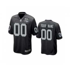 Las Vegas Raiders Custom Black 2020 Inaugural Season Game Jersey