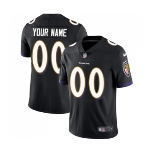 Youth Baltimore Ravens Customized Black Alternate Vapor Untouchable Limited Player Football Jersey