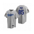 Los Angeles Dodgers #85 Dustin May Gray 2020 World Series Replica Jerseys