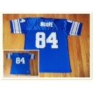 Reebok Herman Moore Detroit Lions #84 Blue Jersey