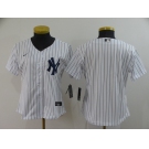 Nike Women's New York Yankees Bank White Name On Back Baseball Jersey