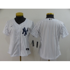Nike Women's New York Yankees Bank White Name On Back Baseball Jersey