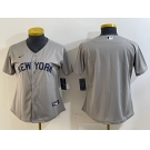 Women's New York Yankees Blank Gray Field of Dreams Cool Base Jersey