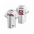 Women Atlanta Braves #51 Will Smith Nike White 2020 Replica Home Jersey