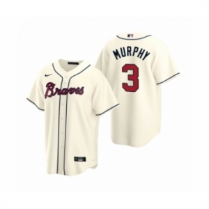 Youth Atlanta Braves #3 Dale Murphy Nike Cream 2020 Replica Alternate Jersey