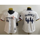 Youth Houston Astros #44 Yordan Alvarez White 2025 City Connect Limited Stitched Baseball Jersey2