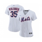 Women's New York Mets #35 Justin Verlander White Stitched MLB Cool Base Nike Jersey