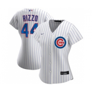Women's Chicago Cubs #44 Anthony Rizzo Alternate 2020 Baseball Player Jersey Royal