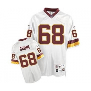 Men's Washington Redskins #17 Doug Williams White Throwback Jersey (6)