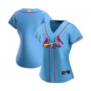 Women's St. Louis Cardinals Alternate 2020 Baseball Team Jersey Light Blue