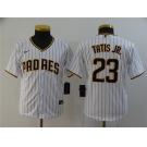 Youth San Diego Padres #23 Fernando Tatis Jr. Alternate Replica White Nike Jersey