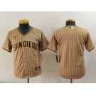 Youth San Diego Padres Blank Tan 2023 Cool Base Stitched Jersey