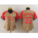 Women's Baltimore Orioles #35 Adley Rutschman Cream 2024 All Star Limited Stitched Jersey