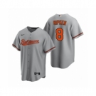 Youth Baltimore Orioles #8 Cal Ripken Jr. Nike Gray Replica Road Jersey