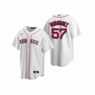 Women's Boston Red Sox #57 Eduardo Rodriguez Nike White Replica Home Jersey