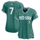 Women's Boston Red Sox #7 Masataka Yoshida Green 2025 City Connect Limited Stitched Baseball Jersey