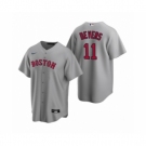 Youth Boston Red Sox #11 Rafael Devers Nike Gray Replica Road Jersey