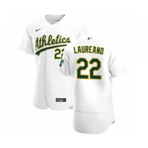 Men's Nike Oakland Athletics #22 Ramon Laureano White Home 2020 Authentic Player Baseball Jersey