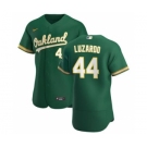 Men's Nike Oakland Athletics #44 Jesus Luzardo Kelly Green Alternate 2020 Authentic Player Baseball Jersey