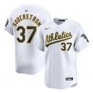 Men's Oakland Athletics #37 Tyler Soderstrom White Home Limited Stitched Jersey