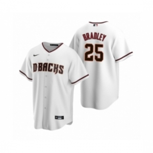 Men's Arizona Diamondbacks #25 Archie Bradley Nike White Replica Home Jersey