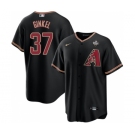 Men's Arizona Diamondbacks #37 Kevin Ginkel Black 2023 World Series Cool Base Stitched Baseball Jersey