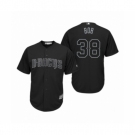 Men's Arizona Diamondbacks #38 Robbie Ray Bob Black 2019 Players' Weekend Replica Jersey