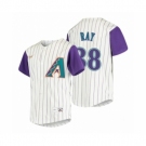 Men's Arizona Diamondbacks #38 Robbie Ray Nike Cream 2020 Cooperstown Collection Alternate Jersey