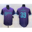 Men's Arizona Diamondbacks #39 Corbin Burnes Purple 2025 City Connect Limited Stitched Baseball Jersey