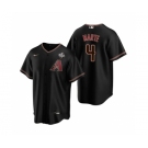 Men's Arizona Diamondbacks #4 Ketel Marte Black 2023 World Series Cool Base Stitched Baseball Jersey